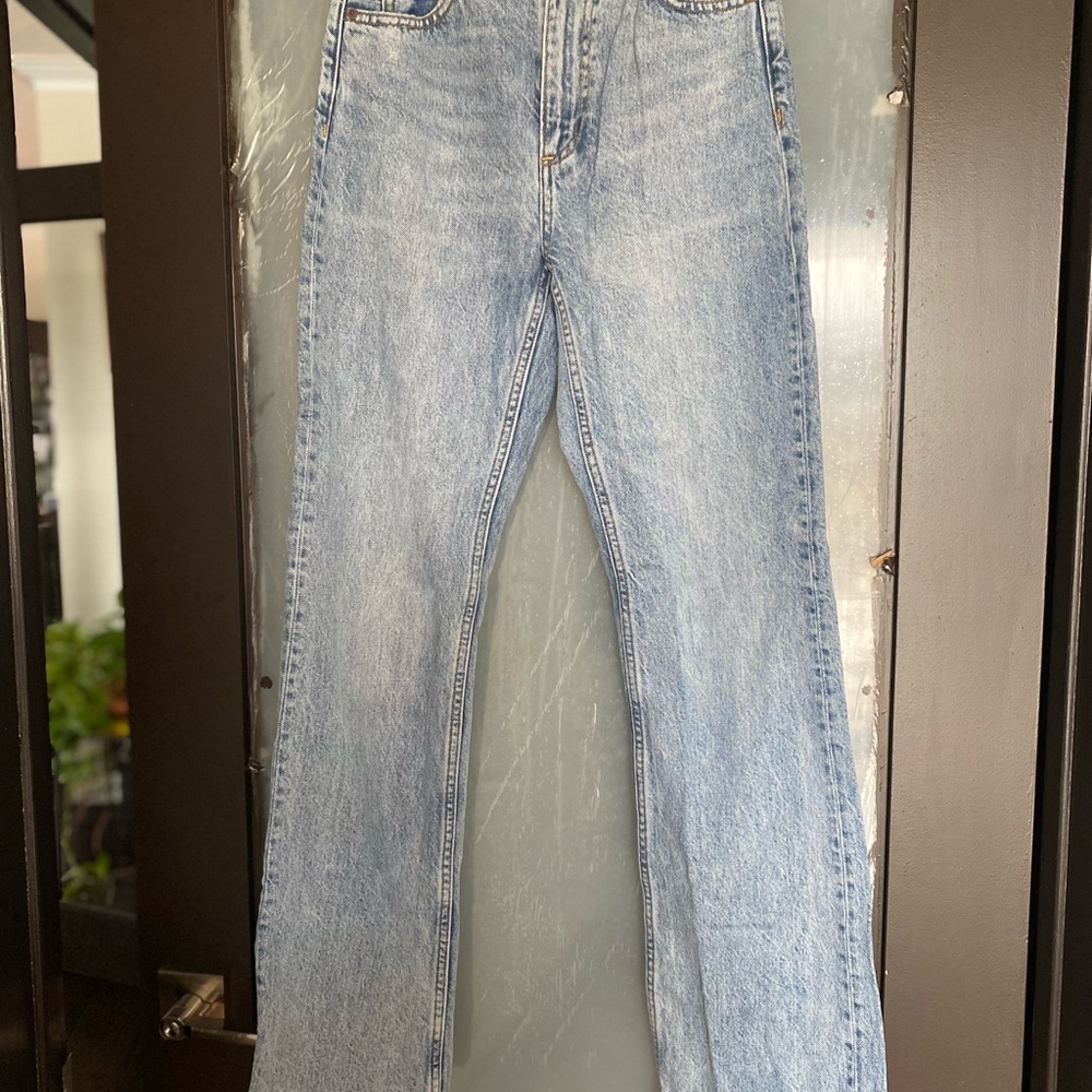 Aritzia Denim Forum The Jane ‘70s Super High Rise Boot 30L